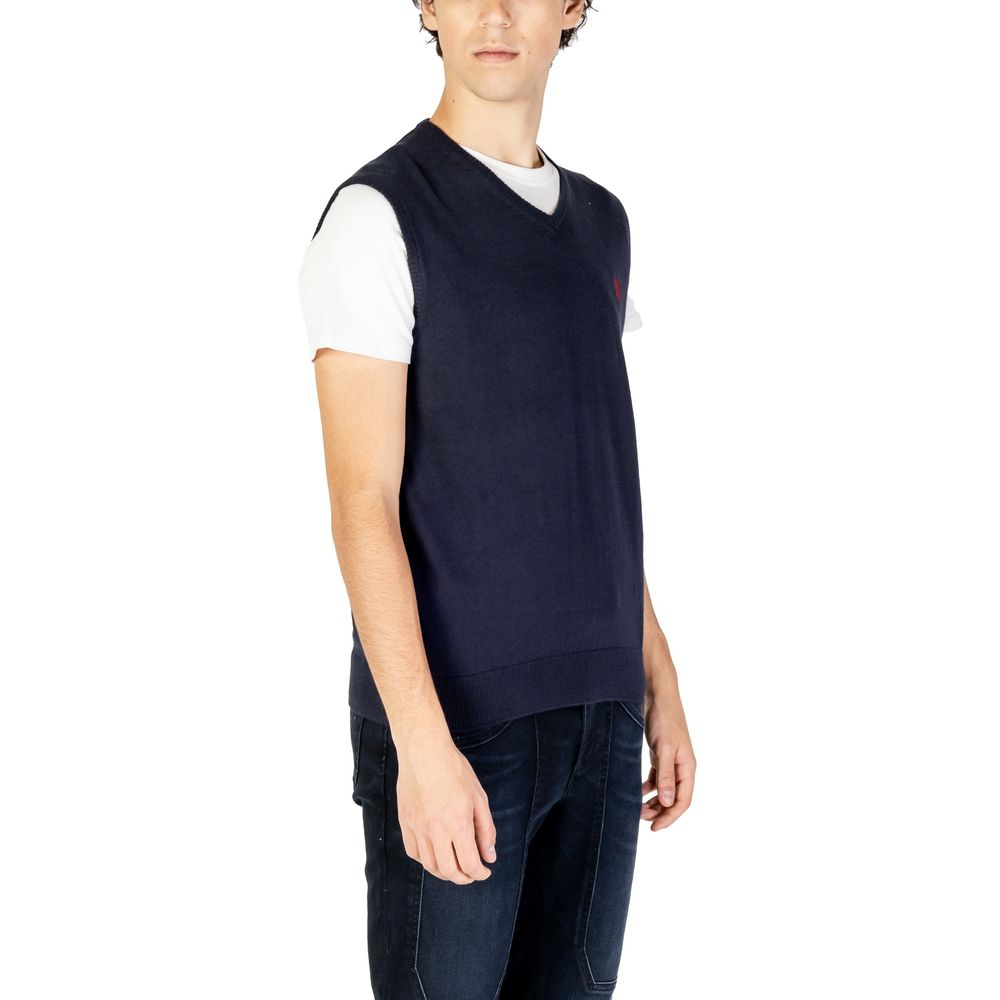 U.S. POLO ASSN. Blaue Baumwollweste