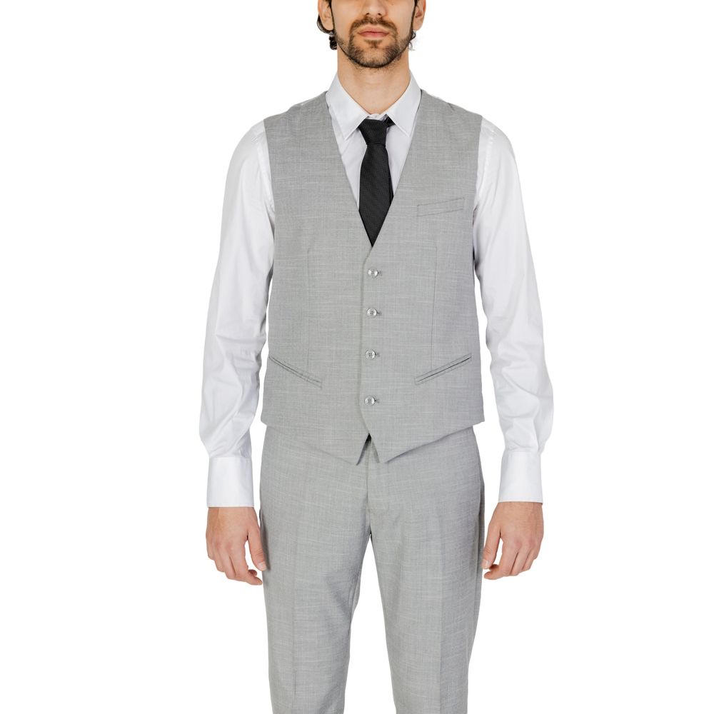Antony Morato Graue Weste aus Polyester