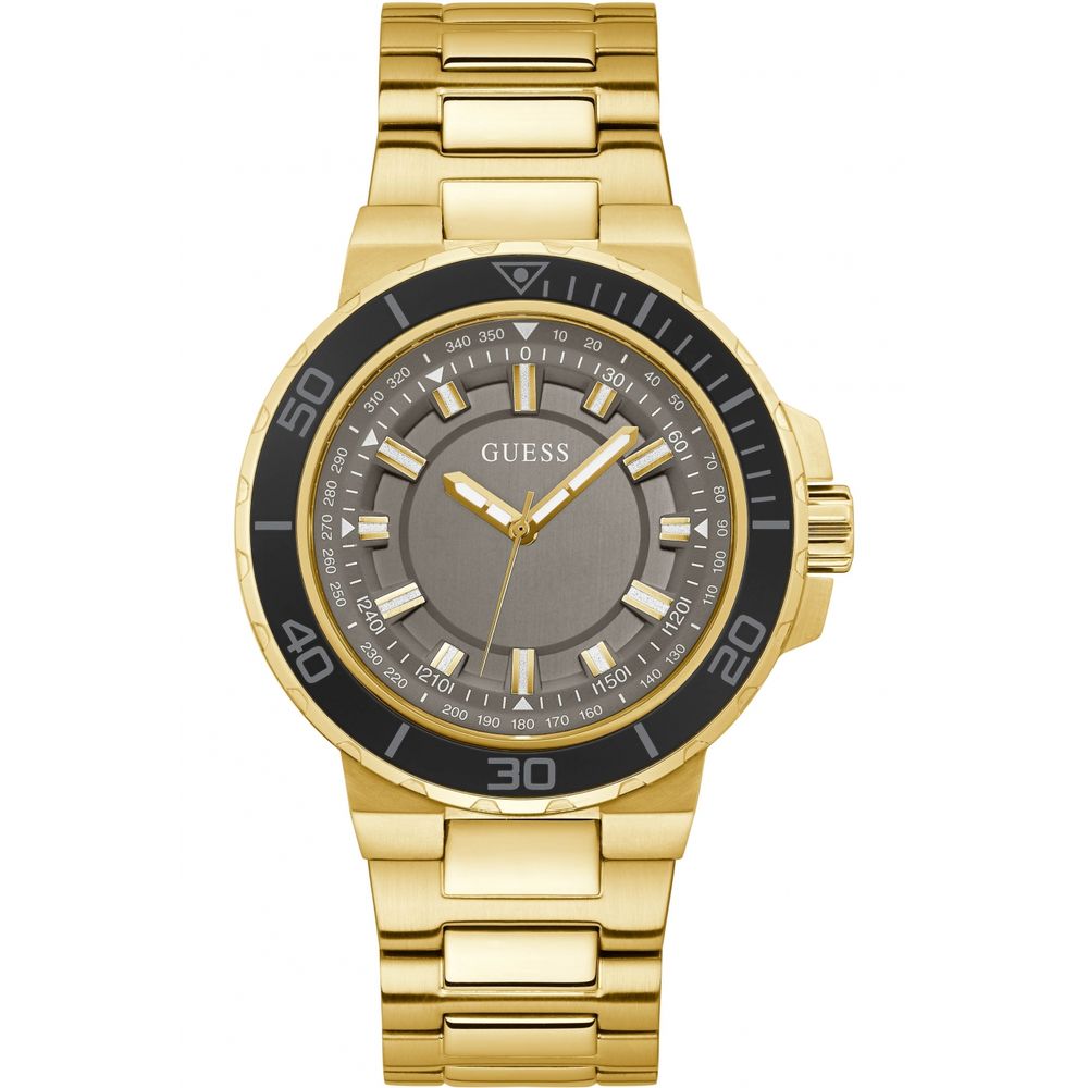 Guess Goldfarbene Edelstahl-Dresswatch