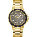 Guess Goldfarbene Edelstahl-Dresswatch
