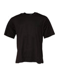 Dolce & Gabbana Dark Brown Cotton Crewneck Logo T-Shirt