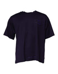 Dolce & Gabbana Navy DG Logo Cotton Crew-Neck T-Shirt