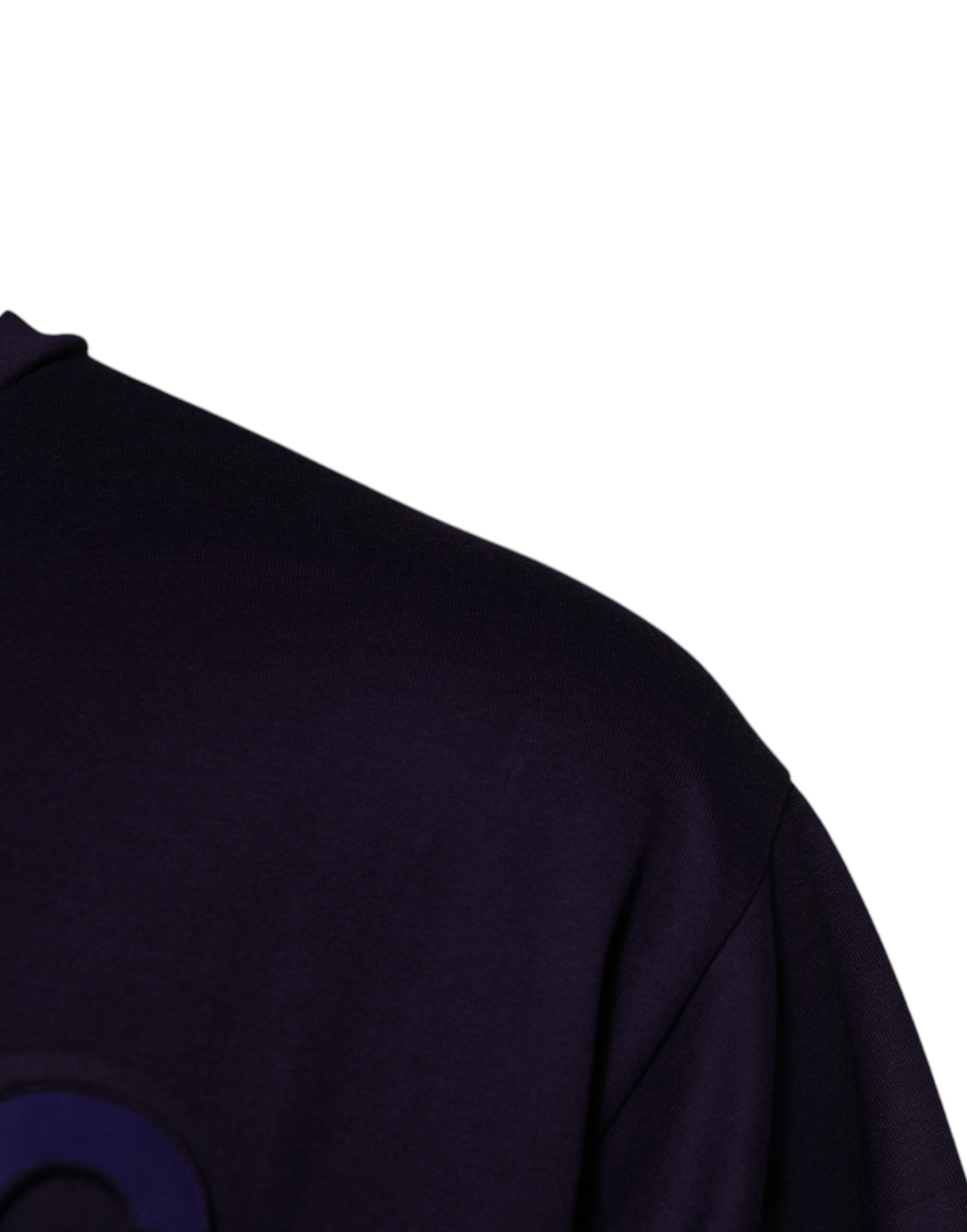 Dolce & Gabbana Navy DG Logo Cotton Crew-Neck T-Shirt