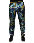 Dolce & Gabbana Multicolor Marmorierte Jogginghose Jogginghose Hose