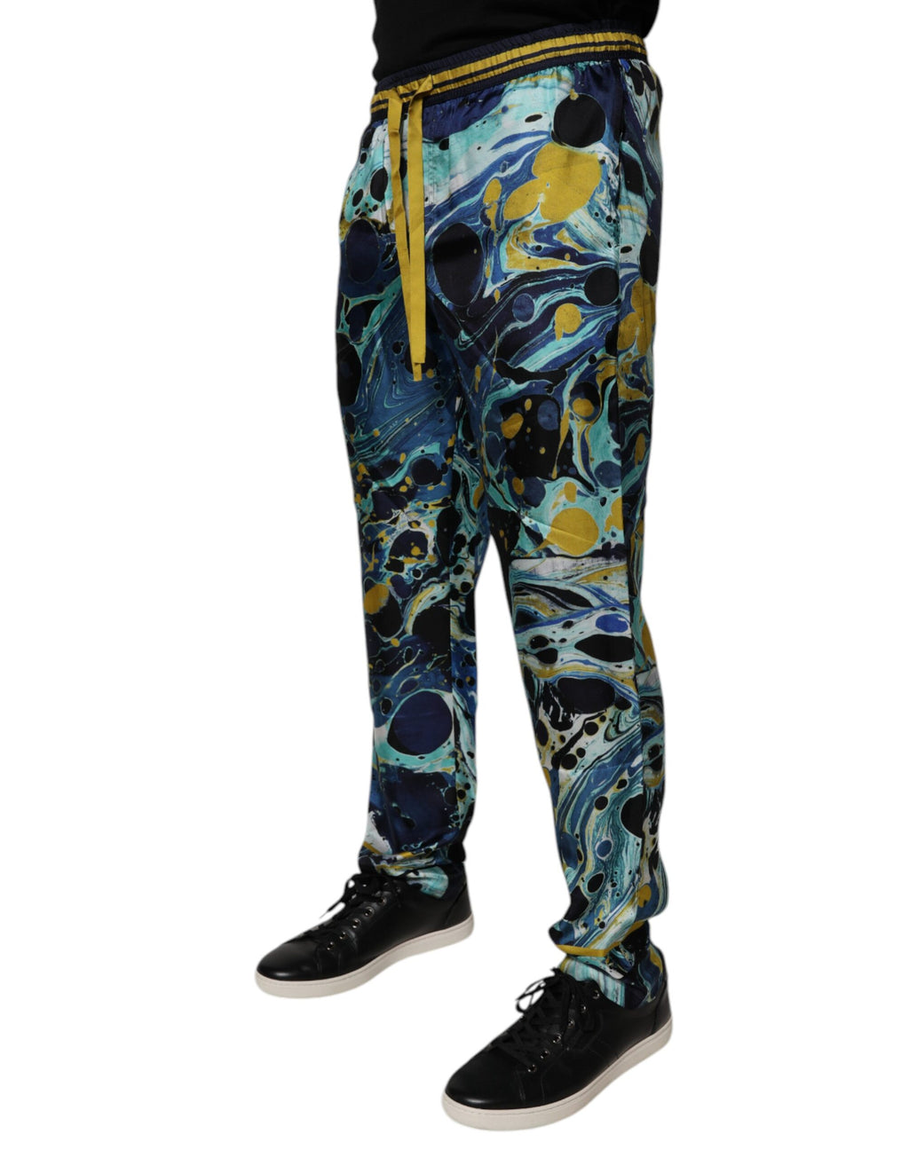 Dolce & Gabbana Multicolor Marmorierte Jogginghose Jogginghose Hose