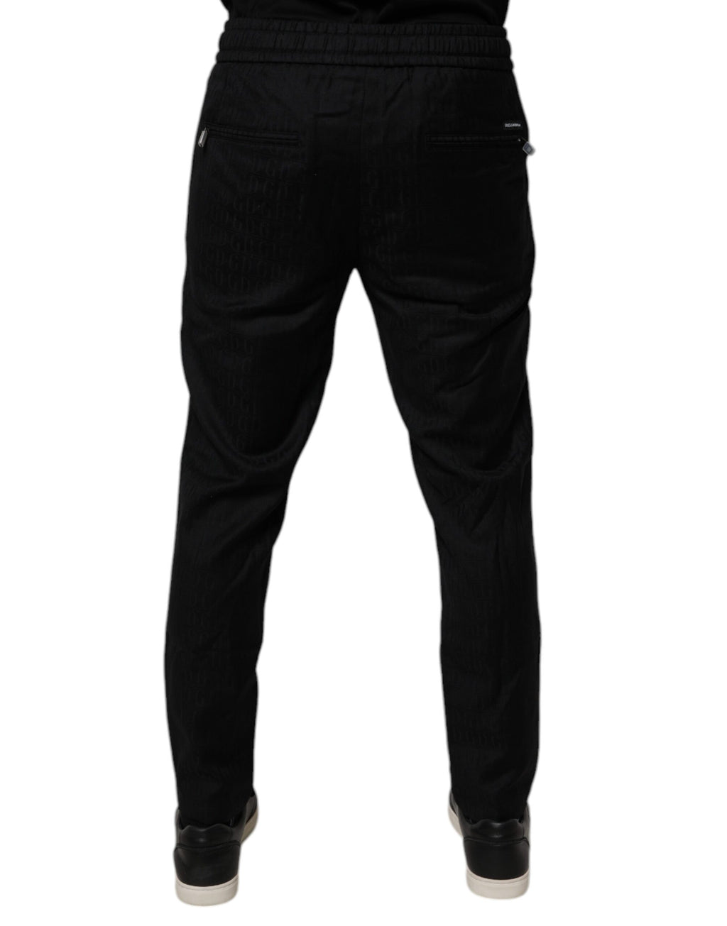Dolce & Gabbana Schwarze Woll-Jogginghose Jogginghose