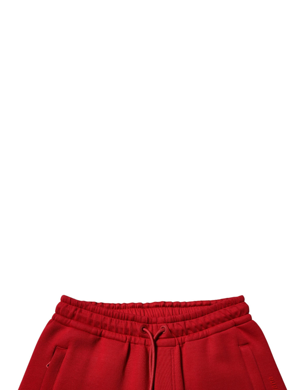 Dolce & Gabbana Red Cotton Jogging Shorts