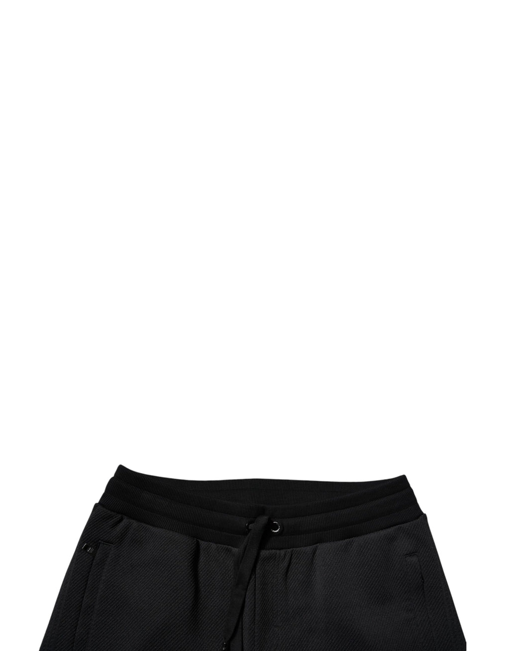 Dolce & Gabbana Black Polyester Men's Jogger Sweatpants Trousers