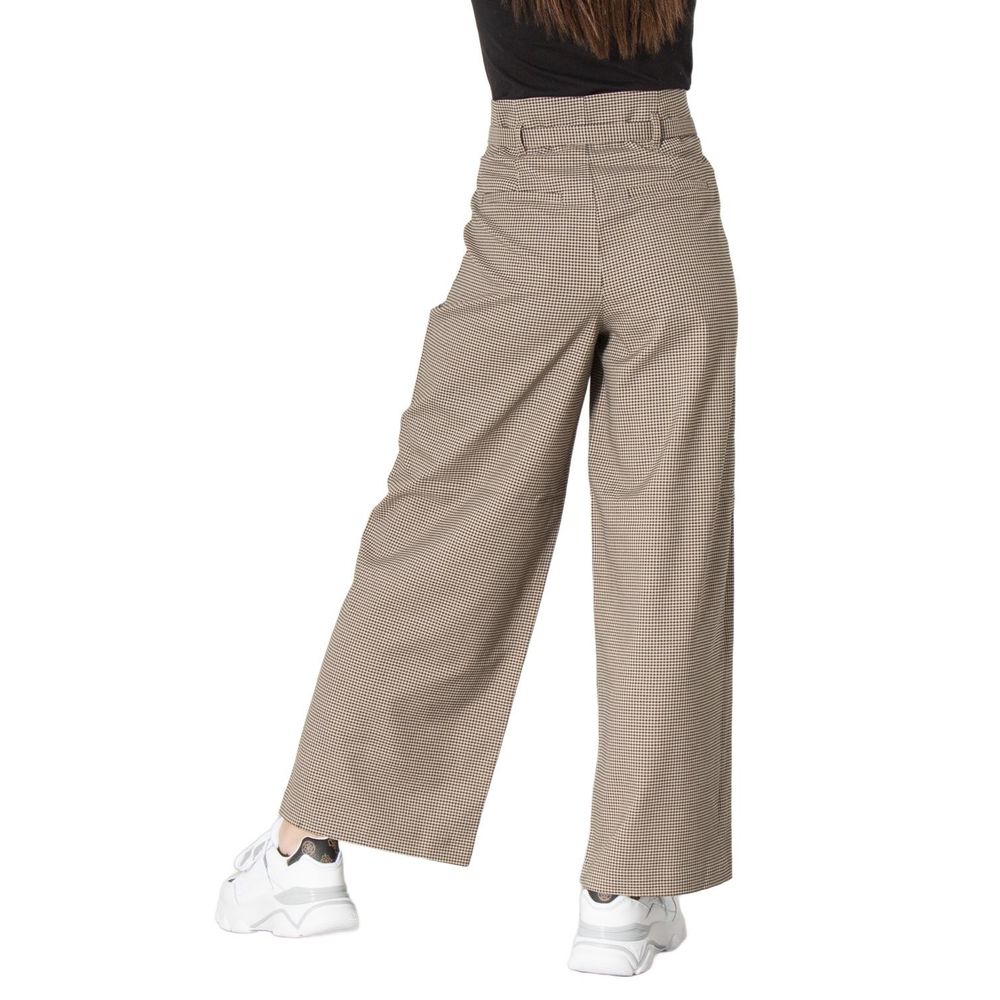 Only Beigefarbene Elastan-Hose für den Alltag