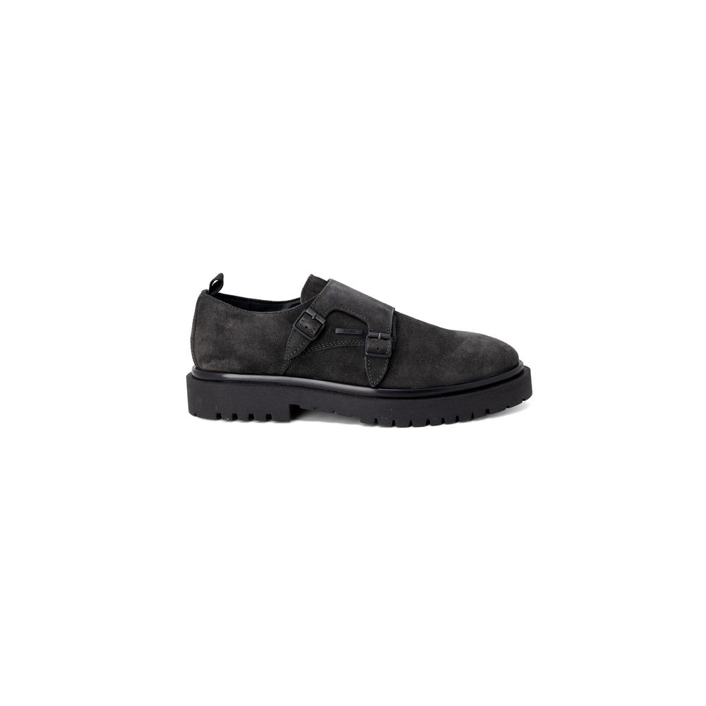 Antony Morato Schwarze Leder-Flachstiefel