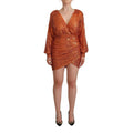Aniye By Orangefarbenes Cocktailkleid aus Polyester
