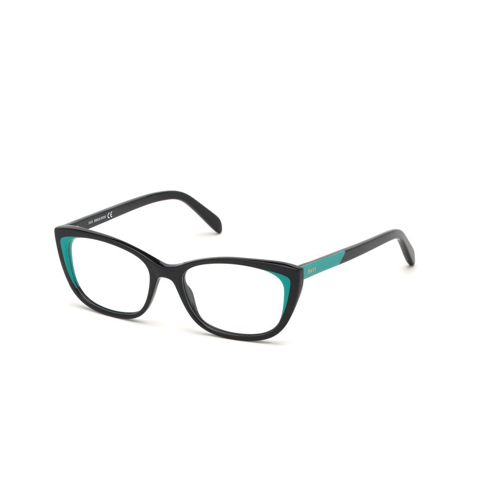 Emilio Pucci Black Acetate Optical Frames