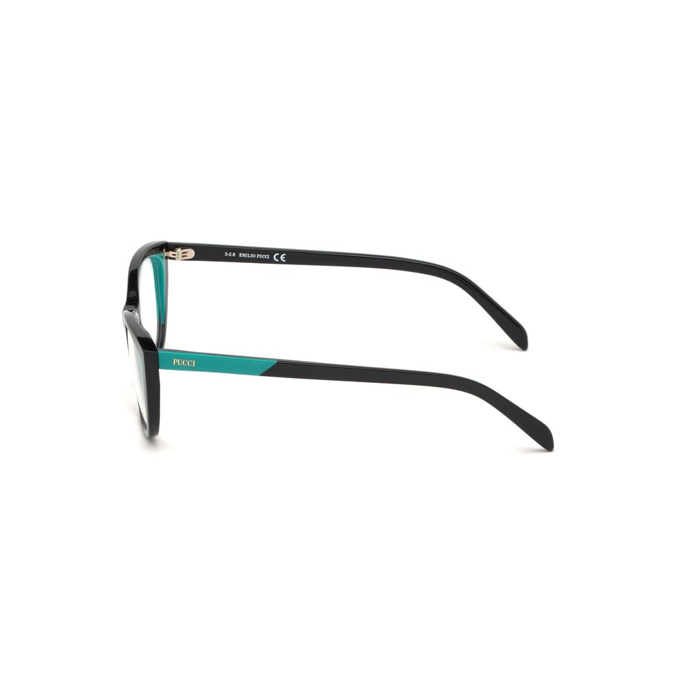 Emilio Pucci Black Acetate Optical Frames