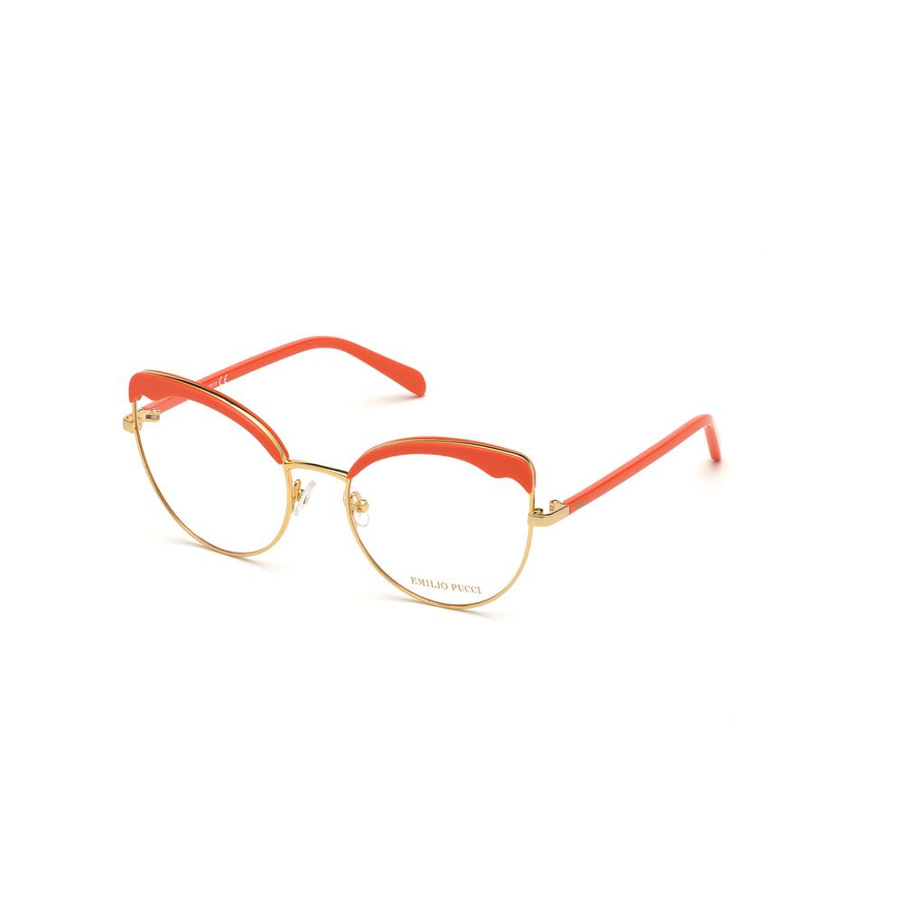 Emilio Pucci Gold Metal Eyeglasses (Frames)