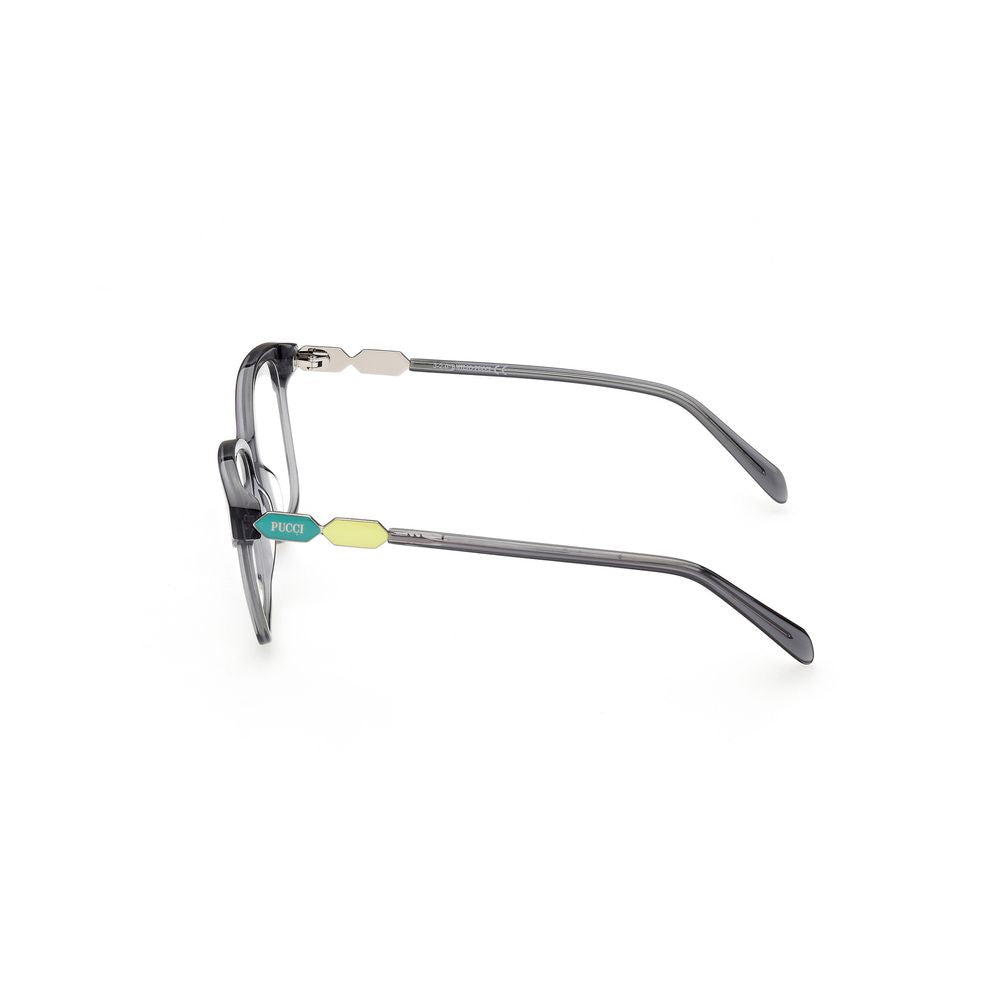 Emilio Pucci Grau-Acetat-Brillengestelle