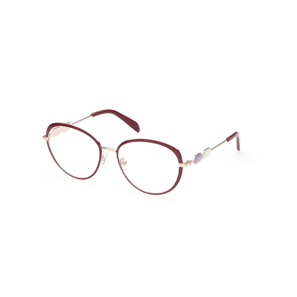 Emilio Pucci Red Metal Eyeglasses (Frames)