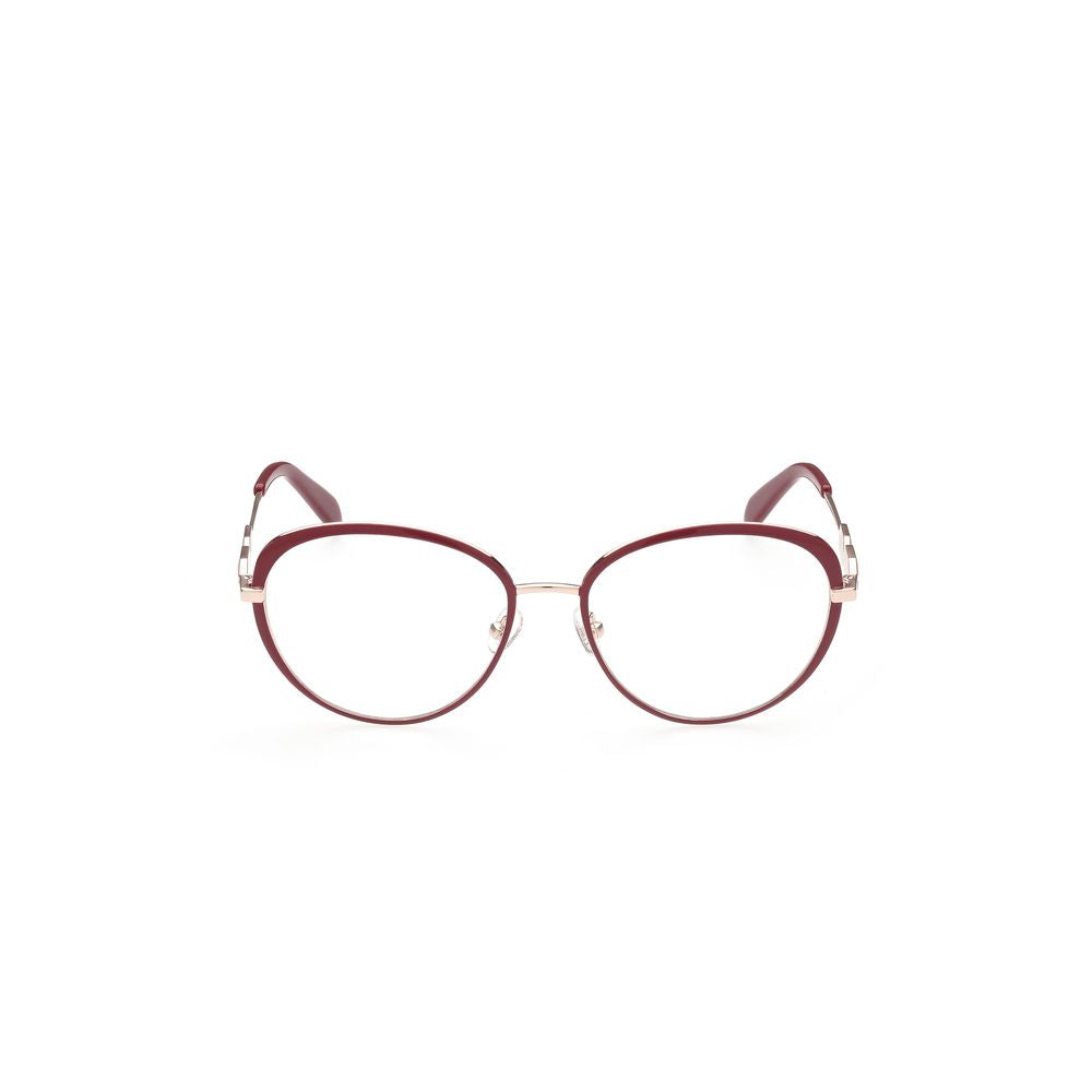 Emilio Pucci Red Metal Eyeglasses (Frames)