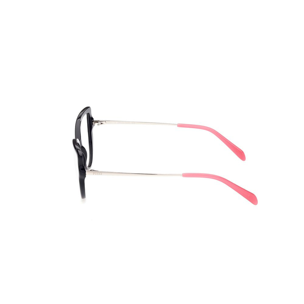 Emilio Pucci Schwarze Acetat-Brillengestelle