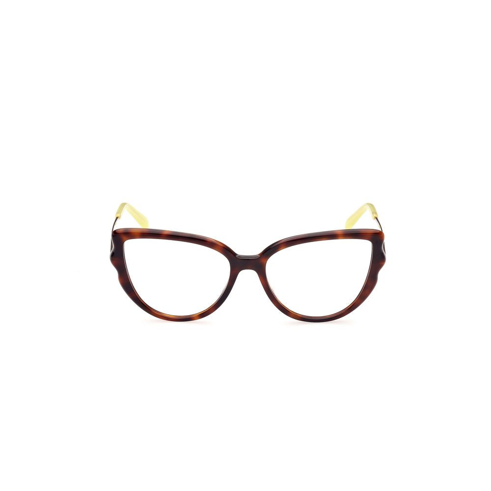 Emilio Pucci Brown Acetate Eyeglass Frames