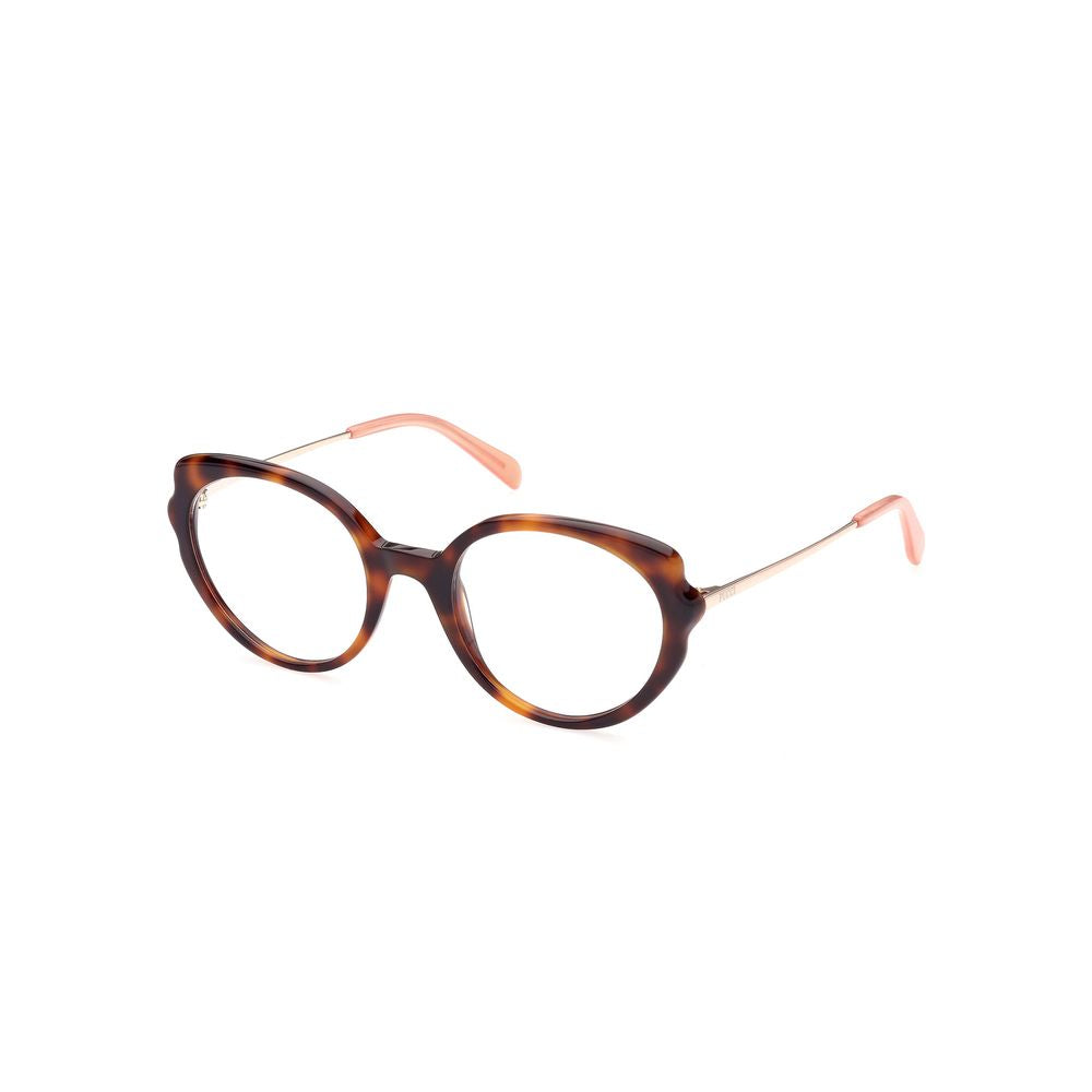 Emilio Pucci Brown Acetate Eyeglass Frames