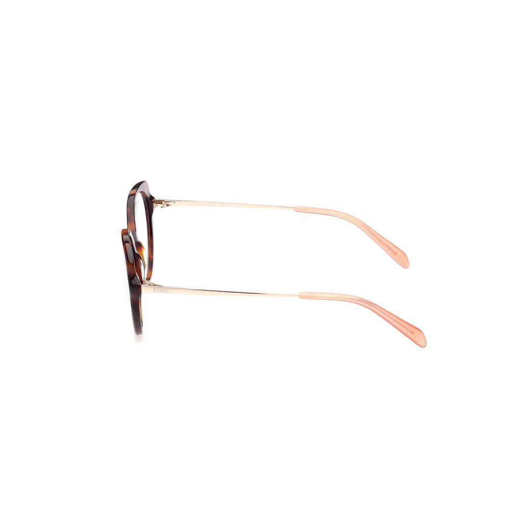Emilio Pucci Brown Acetate Eyeglass Frames
