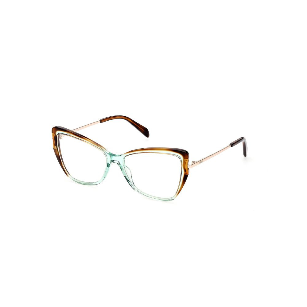 Emilio Pucci Green Acetate Optical Frames
