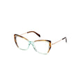 Emilio Pucci Green Acetate Optical Frames