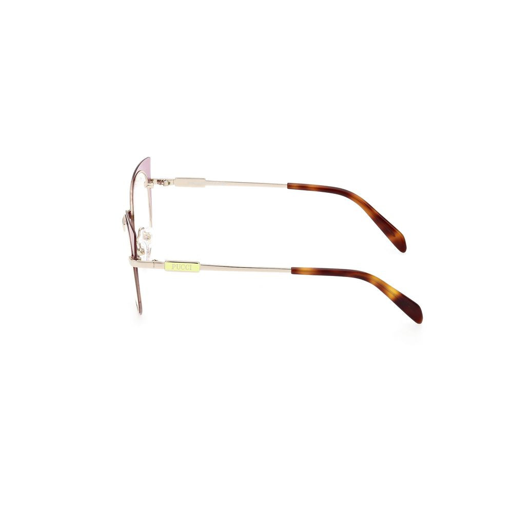 Emilio Pucci Lila Metallbrille (Gestelle)