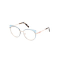 Emilio Pucci Blaue Metallbrille (Gestelle)