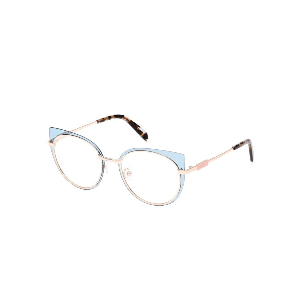 Emilio Pucci Blaue Metallbrille (Gestelle)