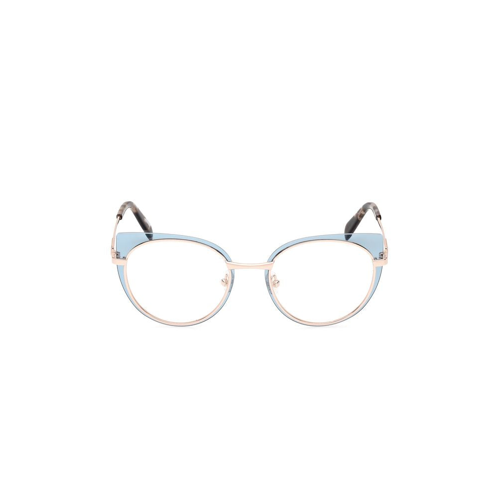Emilio Pucci Blaue Metallbrille (Gestelle)