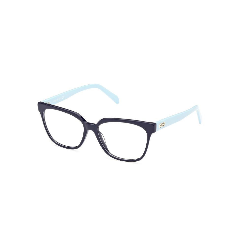 Emilio Pucci Blaue Acetat-Brillengestelle