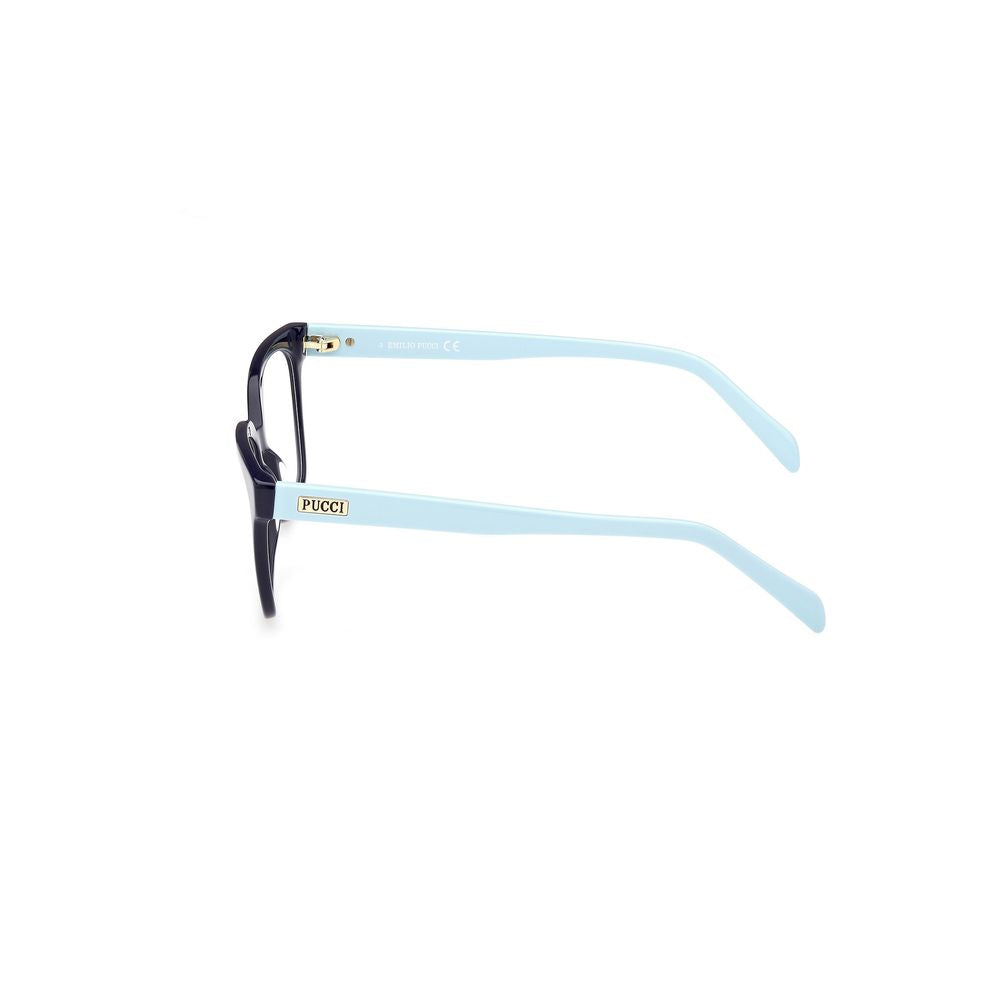 Emilio Pucci Blaue Acetat-Brillengestelle
