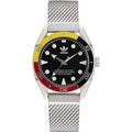 Adidas Elegant Grey Stainless Steel Wristwatch