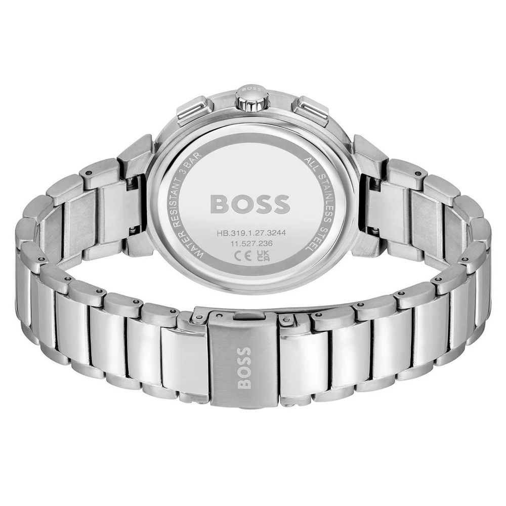 Hugo Boss Silberne Edelstahl-Dresswatch