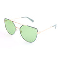 Polaroid Goldene Metall-Sonnenbrille