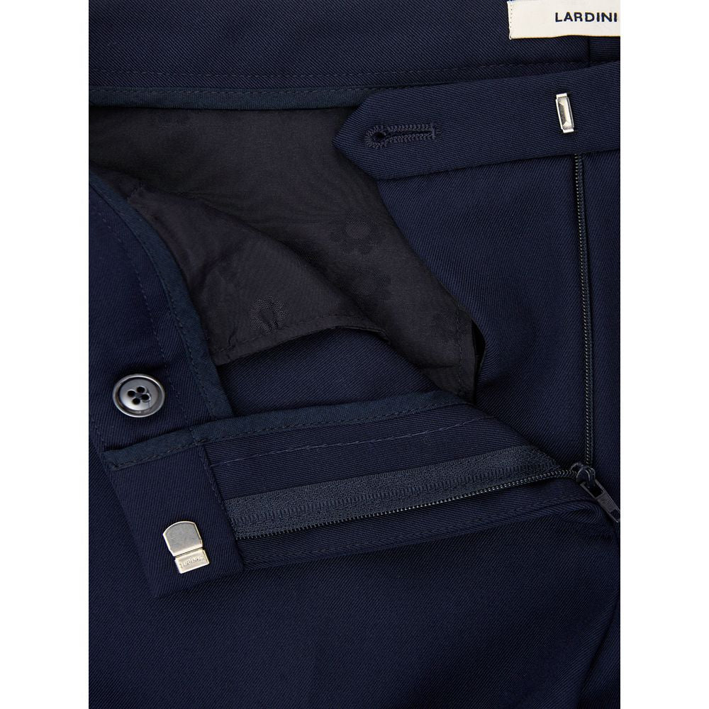 Lardini Elegant Blue Wool Trousers for Women