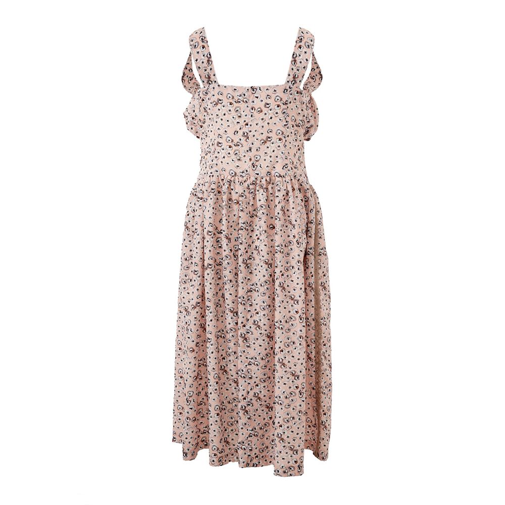 Lardini Elegant Pink Acetate Dress for an Evening Event