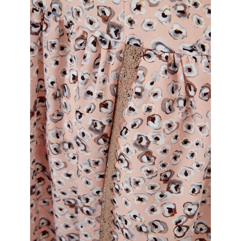 Lardini Elegant Pink Acetate Dress for an Evening Event
