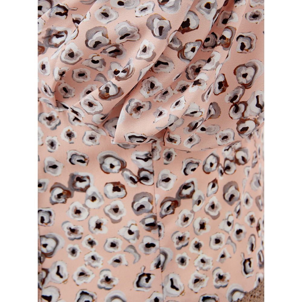 Lardini Elegant Pink Acetate Dress for an Evening Event