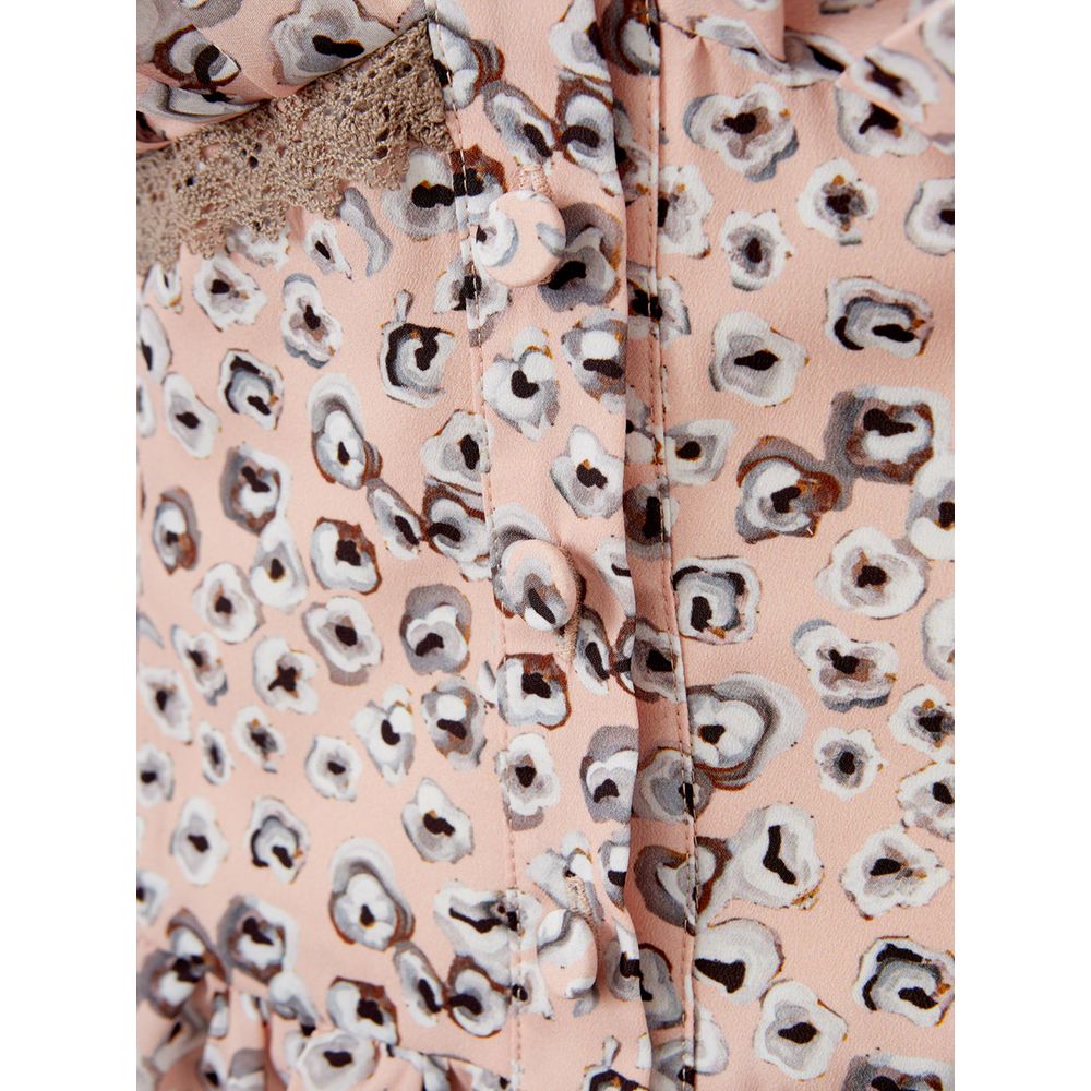 Lardini Elegant Pink Acetate Dress for an Evening Event