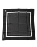 Dolce & Gabbana Black Polka Dot Cotton Handkerchief