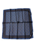 Dolce & Gabbana Blue Ladybug Silk Square Handkerchief Scarf