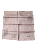 Dolce & Gabbana Pink Polka Dot Square Handkerchief Scarf