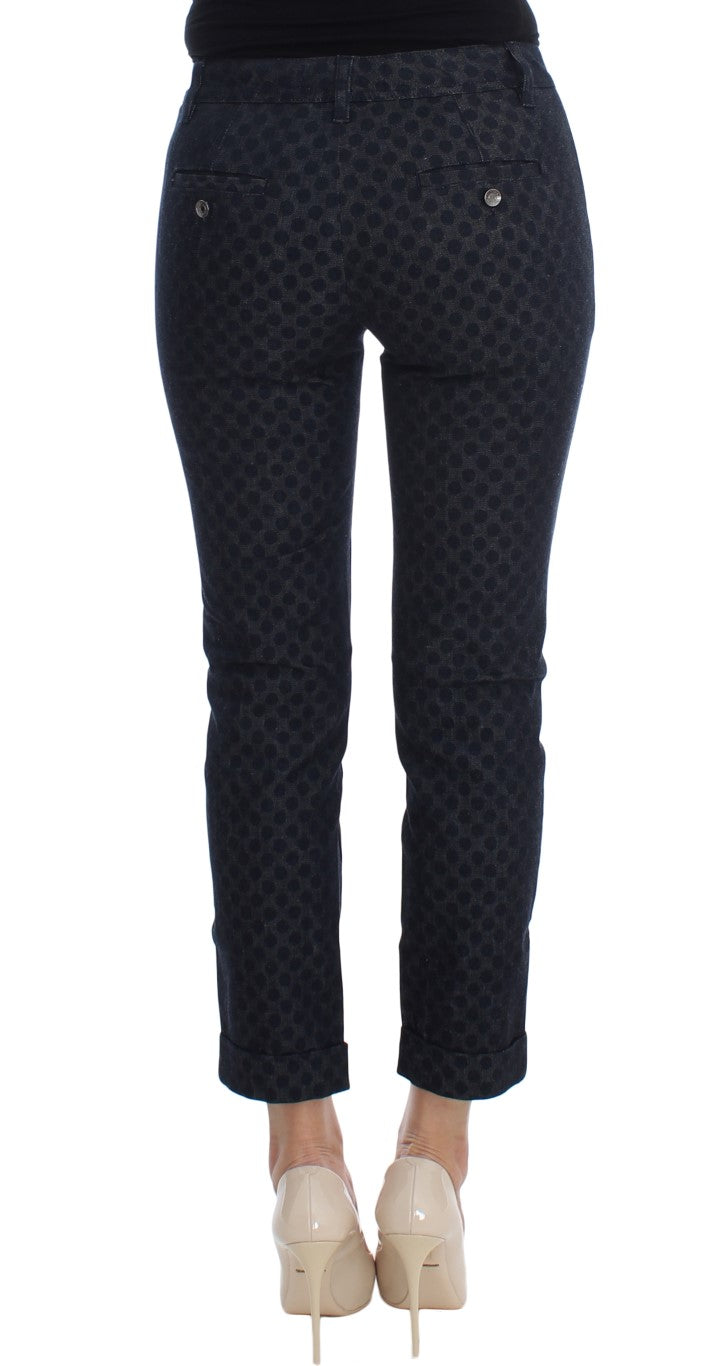 Dolce & Gabbana Gepunktete schmale Caprihose