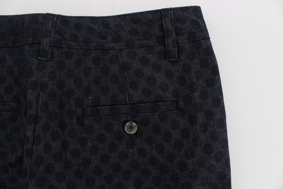 Dolce & Gabbana Gepunktete schmale Caprihose