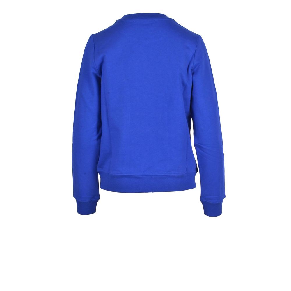 Love Moschino Baumwoll-Sweatshirt in Blau