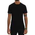 Daniele Alessandrini Schwarzes T-Shirt aus Baumwolle