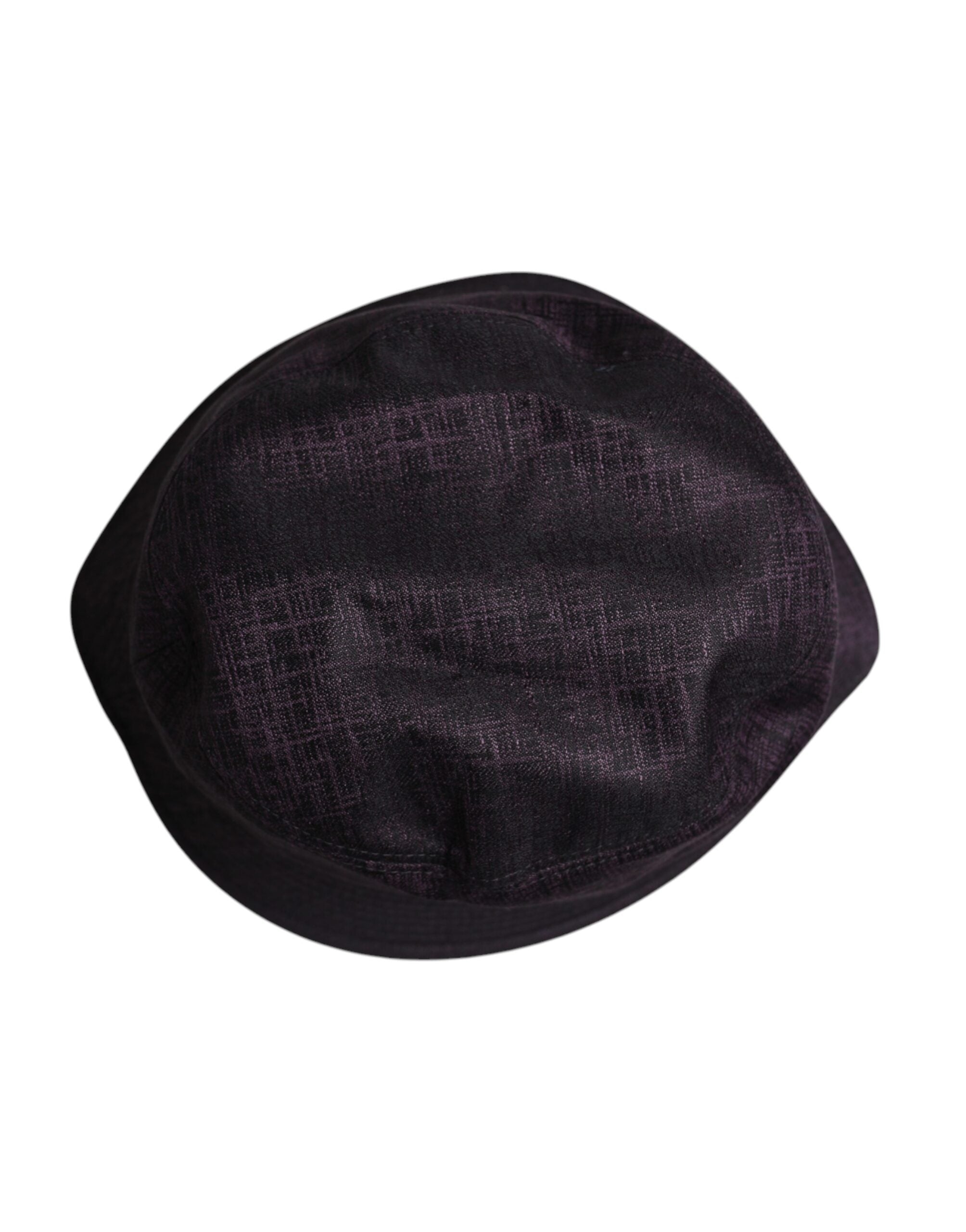 Dolce & Gabbana Schwarzer Nylon-Eimerhut mit breiter Krempe