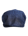 Dolce & Gabbana Blauer Baumwoll-Stretch Newsboy-Hut
